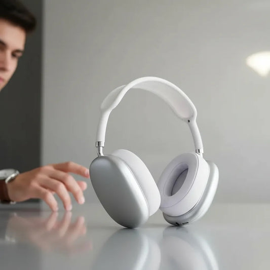 Audífono P9 Bluetooth, sonido estéreo de alta fidelidad, conexión estable y micrófono integrado para llamadas