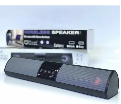 Barra Sonido Bluetooth Portátil Luz RGB