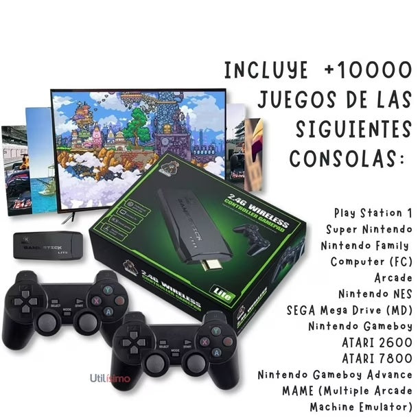 Consola De Videojuego Game Stick 64g