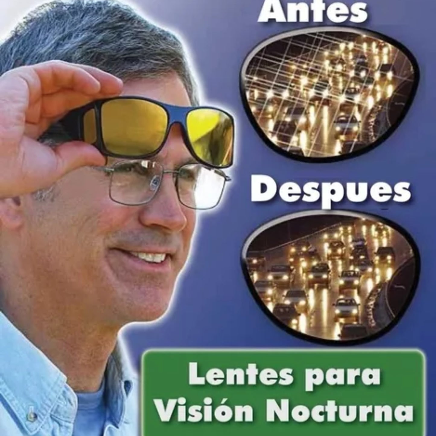 Pack de 2 Gafas de Conducción nocturna
