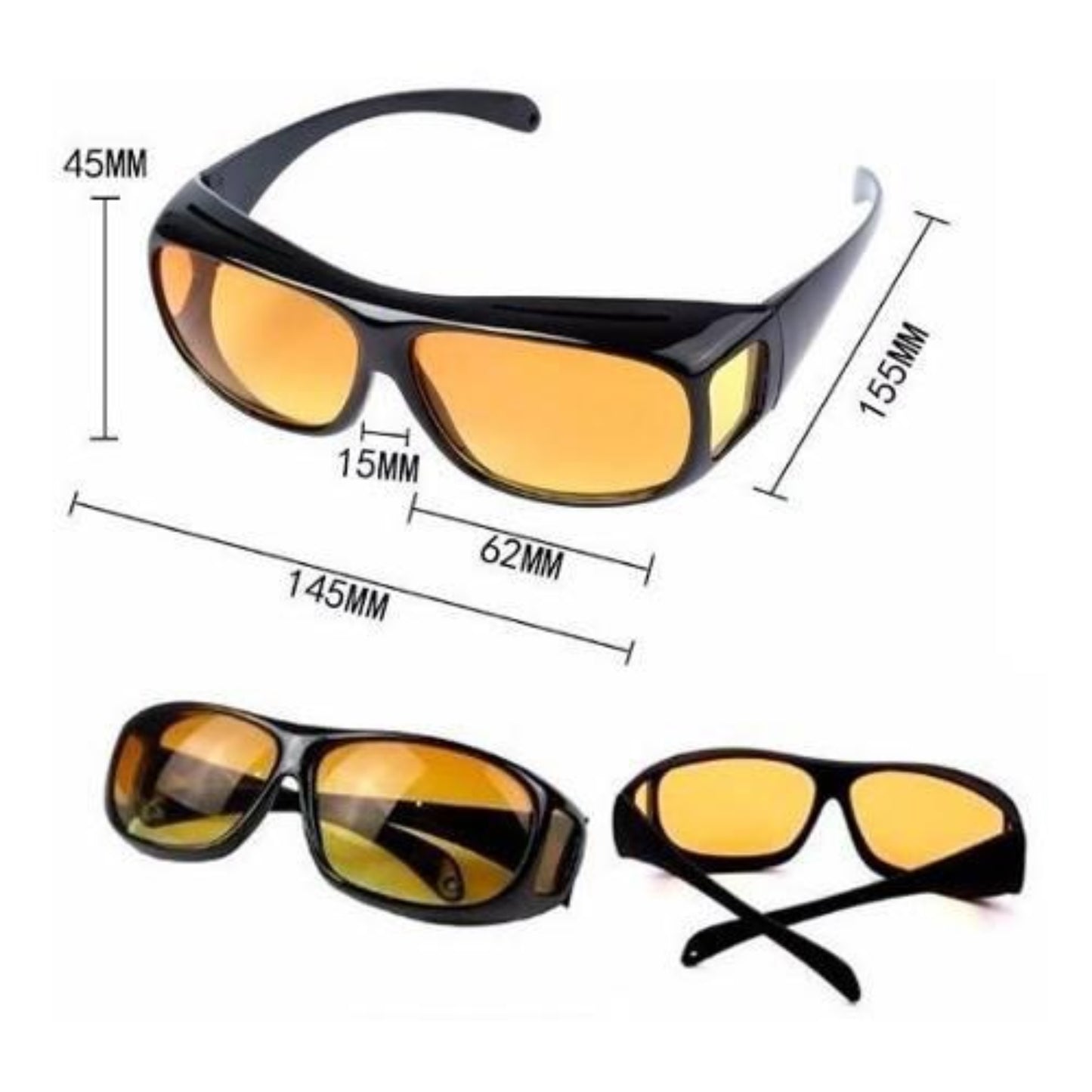 Pack de 2 Gafas de Conducción nocturna