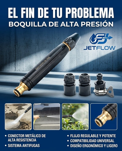 Boquilla de Agua a Alta Presión regulable para uso en Casa, Auto, Jardín