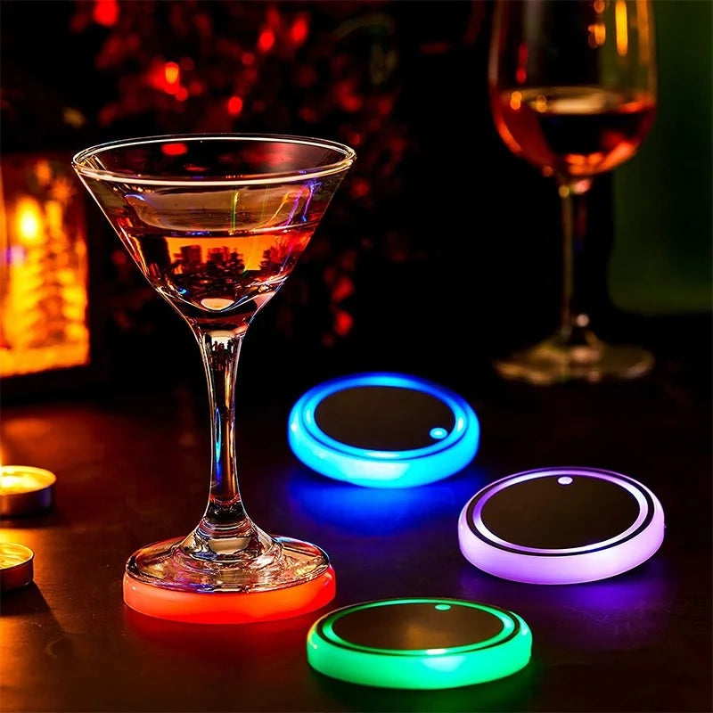 Posavasos LED Multicolor (2 unidades)