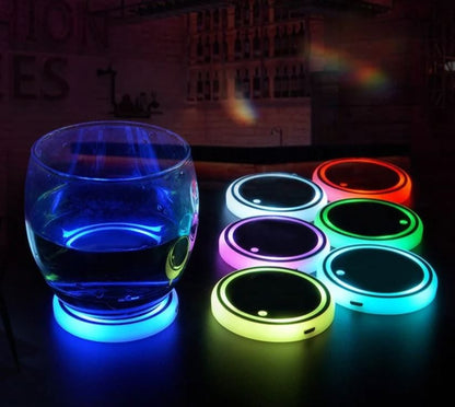 Posavasos LED Multicolor (2 unidades)