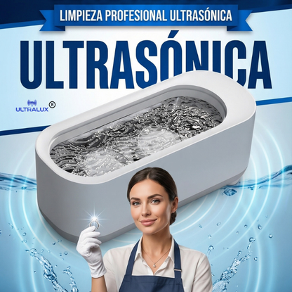 Limpiador Ultrasónico de Joyas Portátil Profesional para Anillos, Lentes y Relojes