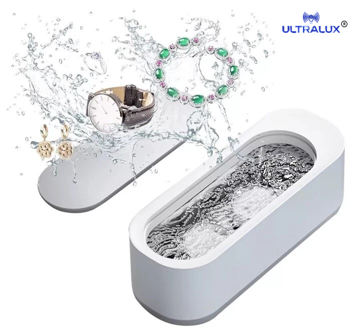 Limpiador Ultrasónico de Joyas Portátil Profesional para Anillos, Lentes y Relojes